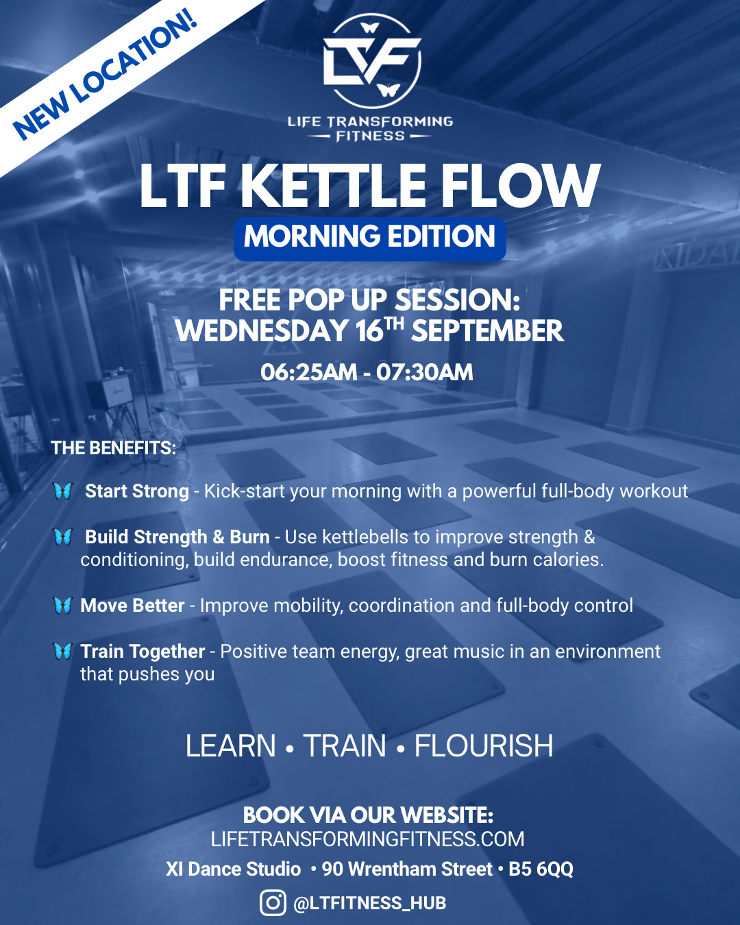 LTF Morning Wednesday Kettle Flow Life Transforming Fitness CIC